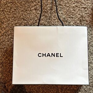 Chanel Classic gift bag.
